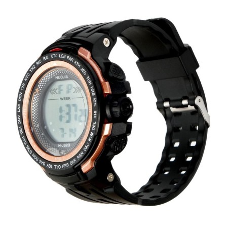 Watch of Electronic Electronic Jiang Cheng, D-5.6 cm, silicone strap 25 cm-1