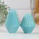 Ceramic Solonka and Listen "Geometry", 13.5 x 10.5 cm, blue color