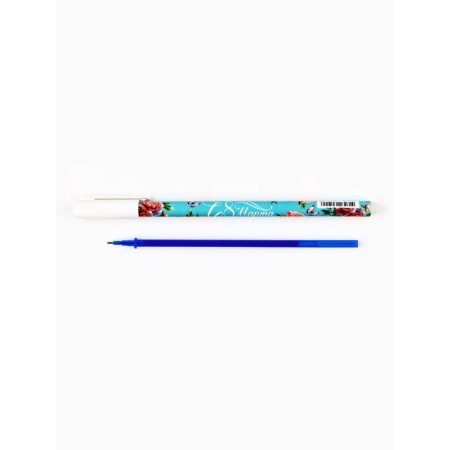 Write the handle of the blue paste, a gel 0.5 mm with a cap “Since March 8!”-2