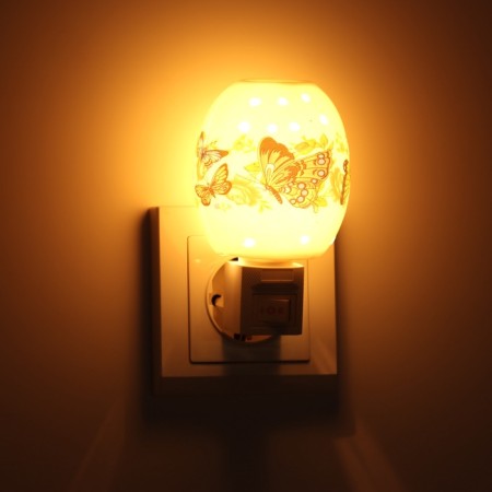 Lamp "Butterfly" 1x7W E11 white 7.5x7.5x12cm-7