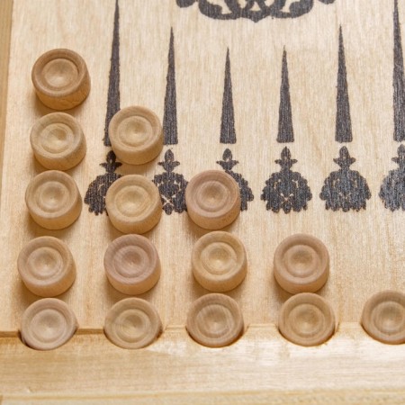 Backgammon 30 x 30 cm, cube 2 pcs-3
