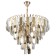 Vivien chandelier, 8x60W E27, color gold