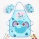 The kit for children for creativity is saving and I "elephant" apron 39x50 cm and sleeves