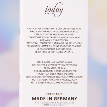 Women's toilet water with The Scent Molecules 03, 100 ml (Mexx Woman (Mexx)-2