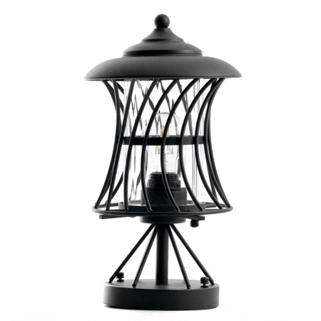 Garden-park lamp Feron PL524, IP44, E27, 60 W, 200x200x360 mm, black color-3