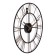 Wall clock, interior: loft, silent, d-40 cm, bronze