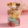 Set "Blow with happiness": Cream-make-up with cotton 120, black tea with orange and chocolate 50 g.