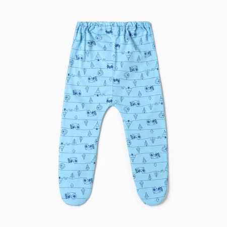 Children's sliders, blue/raccoon color, height 74