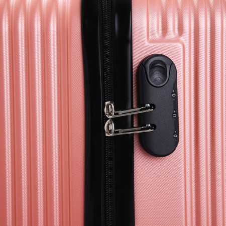 Small suitcase 20 ", lightning department, code castle, pink color-6