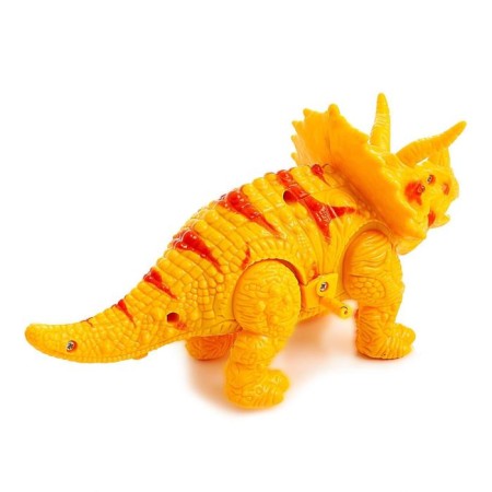 Triceratops dinosaur, works on batteries, light and sound effects, mix-2