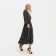 Women's dress with MIST MIST belt, size 48, black