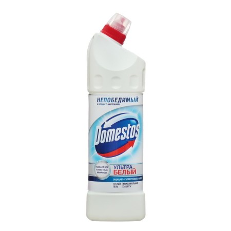 Domestos plumbing gel "Ultra Bely", for the toilet, 1 liter-3
