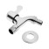 Water tap with Zein fitting, 1/2 ", flat handle, zinc, crane-bugs, chromium