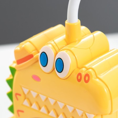 Dinosaurus table lamp LED 3W from AA/USB batteries yellow 4x12x35 cm Risalux-8