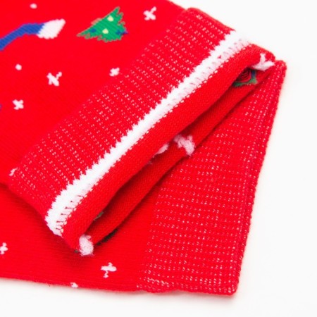 Women's socks, red color, size 23-25-3
