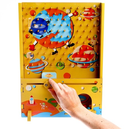 Developing game "Space meteorite" 25 balls, 43 × 29.5 × 4 cm-1