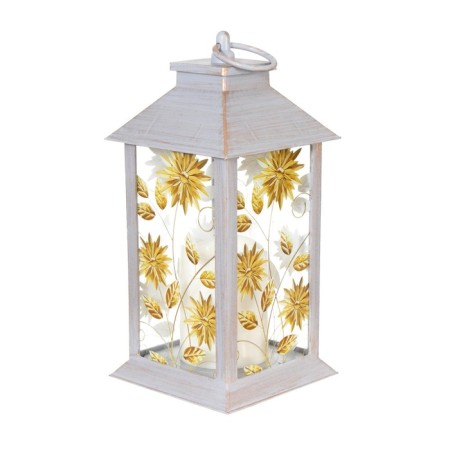 Spinker "Flowers" LED from 3HaAA batteries with a gray with a golden patina 14x14x29.5 cm Risalux-7
