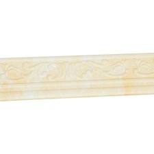 Self -adhesive PVC plinth 3D beige, monogram, 2.3m
