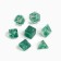 A set of cubes for D&D (Dungeons and Dragons, DND) "Game time", Series: D&D, 7 pcs, turquoise