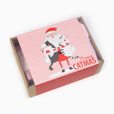 New Year's gift "Merry Catmas" towel and AKS-8