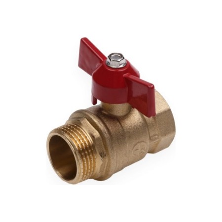 Aqualink 11b27p1, PN 16, internal/outer thread 1 ", butterfly, brass-3