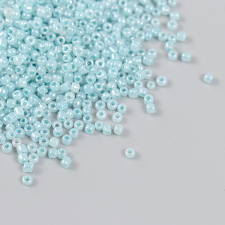 Glass beads 12/0 "cornflower" translucent mother -of -pearl 450 grams