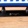 The ship souvenir medium “Corsica”, the sides are blue with a white strip, white sails, 43x8.5x37 cm
