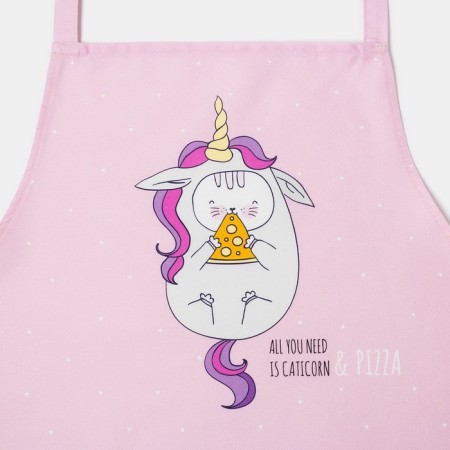 Apron Ethel Caticorn 70x60 cm, 100% cotton, sarzha 190 g/m2-1