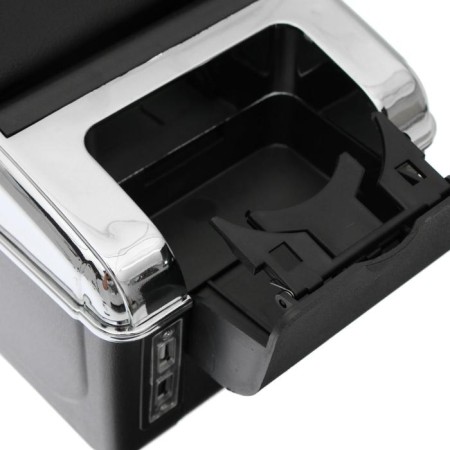 Universal armrest, 7 USB, USB 1 m, skin Pu, black-5