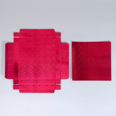 Confectionery box for mousse cakes "Bording stars", 17.8 x 17.8 x 6.5 cm-4