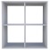 Polini Home Smart rack, 4 sections, white color