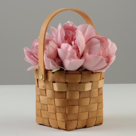 Wicker basket, 13 x 11/23 cm, sequoia-1