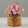 Wicker basket, 13 x 11/23 cm, sequoia