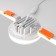 The built-in lamp Technical DL2001-L7W, 7W, 8x8x3.2 cm, LED, 450LM, 3000K, white color