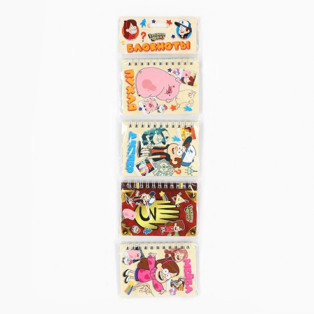 Set of notebooks A7 28l 4 pcs, gravity farz-11
