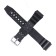 Watch strap, 18 mm, silicone, l-22.5 cm, black