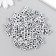 Beads for creativity plastic "English letters on a cube" White set 15 grams 0.5x0.5x0.5 cm 547302