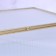Organizer for storage "Ripples", with a lid, glass, with a mirror -bottom, 1 section, 25 × 17.5 × 8.5 cm, the color is transparent/copper