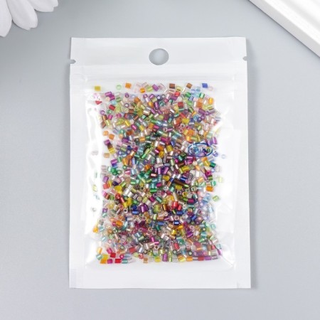 Glass beads 12/0 "cylinder. Multi -colored" 10 g-2