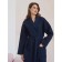 Unisex bathrobe Pamira, size XXXL, blue color