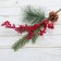 Decor "Winter Dreams" berries, bump, 30 cm