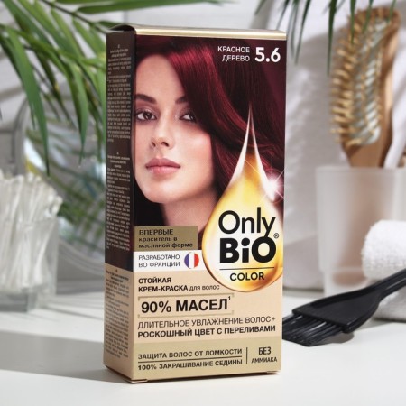 Persistent Cream for Hair Cream in the Only Bio Color series Tone 5.6 Red tree, 115 ml