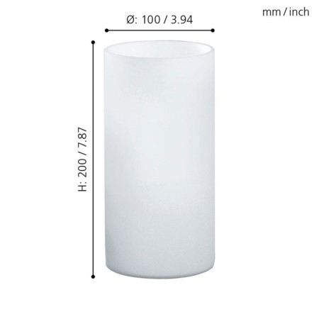 GEO table lamp, 1x60W E14, white color-2