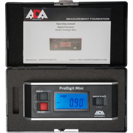 Electronic level Prodigit mini ada, aaax2, resolution 0.05 °, accuracy ± 0.15 °, cover-2