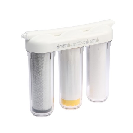 A system for filtering water "ABF-TRIA-Softening", 3-step, for hard water, crane-1