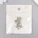 Bale (holder of d/pendant) metal d/creativity "drum" silver G072b722 1x0.7 cm