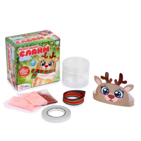 Set for creativity New Year's Slime "Deer"-1