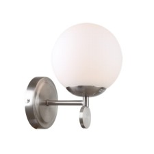 Wall lamp STILFORT 2141/11/01W Marsela, 1x60W, E27, 160x160x235 mm, Nickel color
