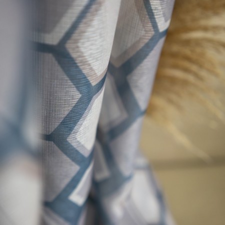 Witerra Len 150x270cm curtain, gray, PE100%-9