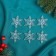 Christmas tree decoration "Carved snowflake" (set 6 pcs) 5.5x5.5 cm, transparent